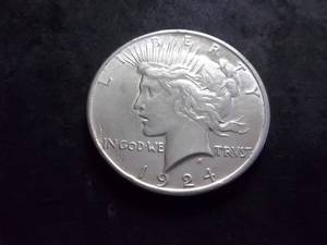 1924 Peace Silver Dollar