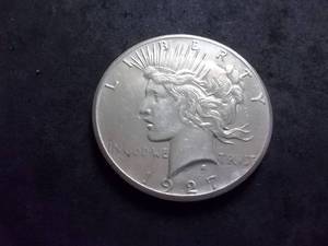 1927 Peace Silver Dollar