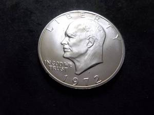 1972 S Ike Silver Dollar
