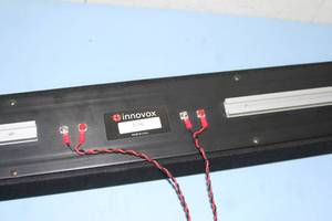 lot 12 image: Innovox Pro Audio Flatscreen Display Ultra Slim 2-Channel Horizontal Soundbar  Speaker