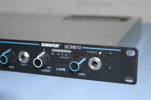 lot 14 image: Shure SCM-810 8 Channel Automatic Pro Audio Microphone Mixer