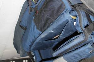 lot 39 image: Lot of 3 Large PortaBrace Porta Brace Video Camera Travel  Carry Cases Bags