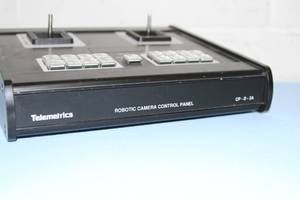 lot 49 image: Telemetrics CP-D-2A Desktop Pan Tilt Zoom RS-232422 Camera Control System with Joysticks