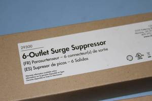lot 58 image: Lot of Three (3) C2G Cables-To-Go 6 Outlet Power Strip with Surge Suppressors