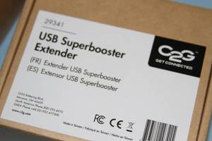 lot 61 image: Lot of Three (3) NEW C2G Cables-To-Go USB Over Cat5 Superbooster Extender Dongle Kits
