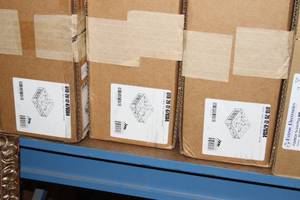lot 81 image: 8 Shelf Lot of Miscellaneous Professional Audio & Video Equipment - Mostly New in Boxes