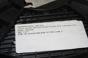 lot 82 image: 3 Spools  Reels 200 Feet Each of LC Small Form Factor Fiber Cable
