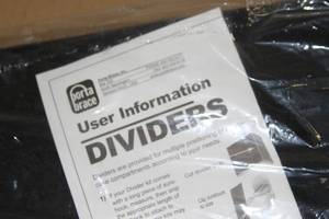 lot 102 image: Pro Audio Video Equipment Case Divider Accessories - Portabrace