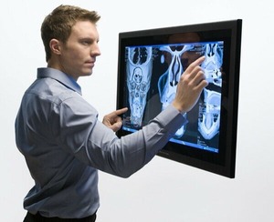 lot 38 image: Perceptive PixelMicrosoft Surface  27 Multipoint Touchscreen MonitorDisplay