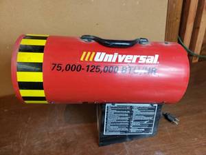 lot 15 image: Universal 75,000 - 125,000 BTU Propane Heater