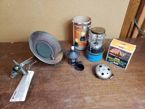 lot 38 image: Sunflower Heater, Small Camp Lantern and Stove