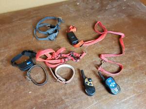 lot 93 image: Used PetSafe and Pet Ed Devices, Dog Collars and Small Leash