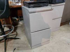 lot 112 image: 2 Small File Cabinets