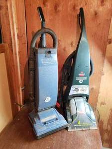 lot 120 image: Hoover Vacuum, Bissel PowerSteamer