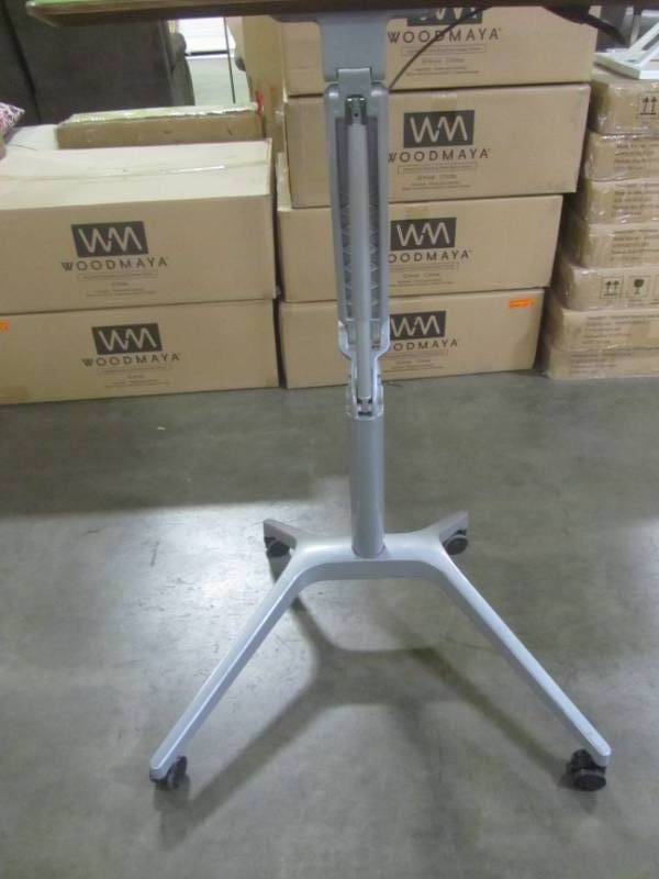 lot 52 image: Woodmaya Adjustable Standing Desk Raiser in Wood WM-DKR-0006WD - LOW RESERVE