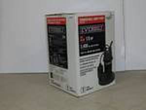 lot 839 image: Everbilt 13 HP Aluminum Submersible Sump Pump with Tether, SBA033BC.