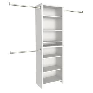 lot 425 image: ClosetMaid Impressions 25 in. W. White Standard Closet Kit