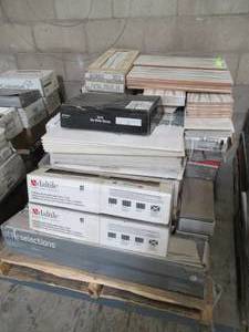 lot 136 image: WHOLESALE MIXED PALLET OF MISCELLANEOUS FLOOR AND WALL TILE