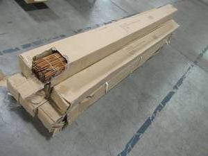 lot 404 image: (10) Radiance Cocoa Cordless Light Filtering UV Protection Bamboo InteriorExterior Manual Roll-Up Shade 72 in. W x 72 in. L.