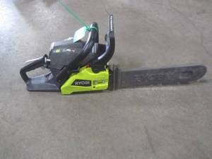 lot 2 image: Ryobi 16 in. 37cc 2-Cycle Gas Chainsaw with Heavy Duty Case RY3716