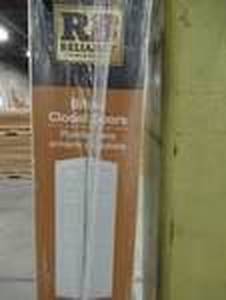 lot 609 image: ReliaBilt 24 x 80 12,  6-Panel Hollow Core Molded Composite Interior Bifold Closet Door