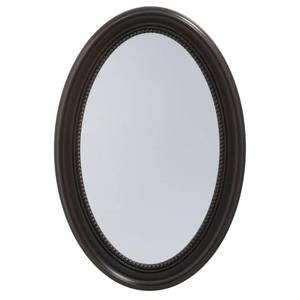 lot 319 image: Pegasus 20 in. W x 30 in. H Recessed or Surface-Mount Oval Bathroom Medicine Cabinet with Deco Framed Door in Oil Rubbed Bronze, SP4603