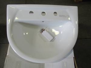 lot 859 image: B3-301WH Karla Basin only 1 hole White - Sink Only