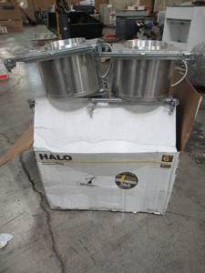 lot 320 image: (8) H47 6 in. Aluminum Recessed Lighting Housing for New Construction Sloped Ceiling, Insulation Contact.