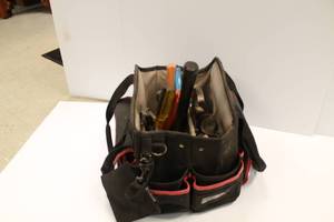 lot 71 image: Husky Tool Box With Lot Of Hand Tools