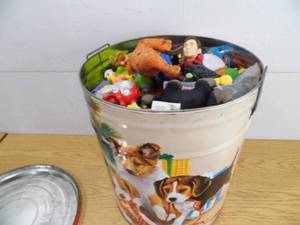 lot 65 image: Large Tin of Toys