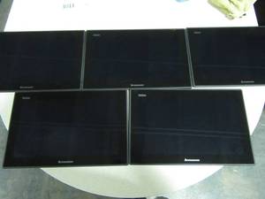 lot 20 image: Lot of 5 Lenovo ThinkVision LT1423p 13.3 IPS LED Backlit LCD Mobile Touch Monitor