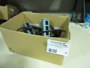 lot 34 image: Lot of 3 Vintage Power Strips