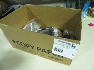 lot 35 image: Box of Ethernet Cables