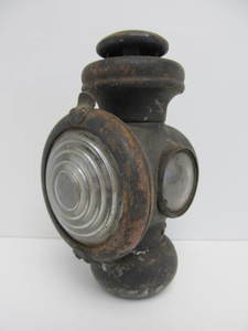 lot 37 image: Antique CarriageCarModel T Headlight Lantern Lamp