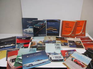 Lot of Vintage 1960s Era Auto Dealership Car Brochures