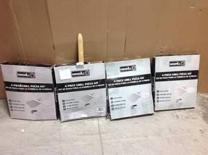 Lot of 4 Nexgrill Pizza Kit customer returns some may be missing instructions or pieces