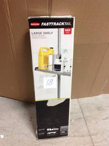 FastTrack Garage 31.5 in. W x 9.5 in. D Large Metal Shelf not used