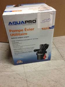 AquaPro  13 HP Utility Sink Pump in good condition