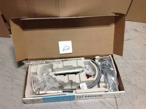 Hensley Single Hole Single-Handle Bathroom Faucet in Spot Resist Brushed Nickel by MOEN in good condition