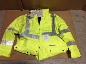 Mens Large Yellow  Green Hi-Visibility Breathable&nbspin good condition