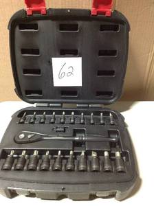 Husky 14 and 38 in. Drive Diamond Bit Ratchet and Socket Set (22-Piece)