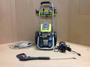 lot 101 image: RYOBI 2,300 PSI 1.2 GPM High Performance Electric Pressure Washer in good condition
