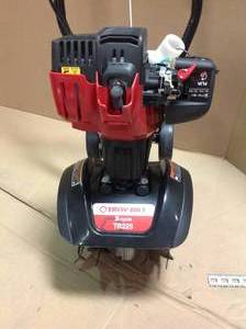 lot 102 image: TROY-BILT 9 in. 25cc 2-Cycle Gas Cultivator with SpringAssist Starting Technology in good condition