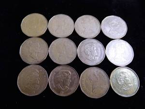 Lot of 14 Canadian Dollars