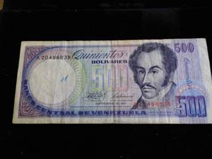 Bank of Venezuela Currency