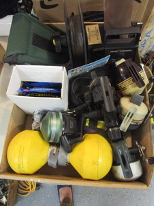 lot 764 image: REELS, DOWNRIGGER SCALE AND MORE