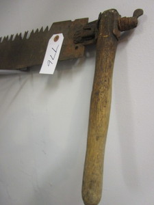 lot 776 image: VINTAGE TWO MAN SAW