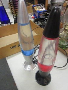 lot 791 image: WORKING LAVA LIGHTS