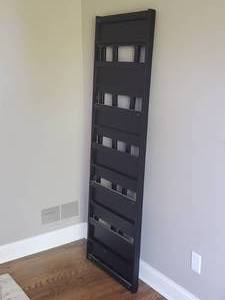 lot 81 image: Black Contemporary Folding Shelf