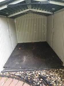 lot 34 image: Plastic Outdoor Storage Shed
